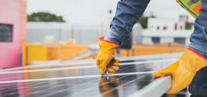 solar panel installation